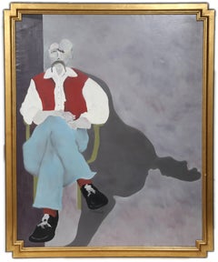 Autorretrato en París, Pintura de Robert Nicoidski
