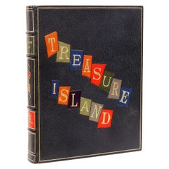 Robert Louis STEVENSON. Treasure Island - DULAC ILL - IN A FINE LEATHER BINDING