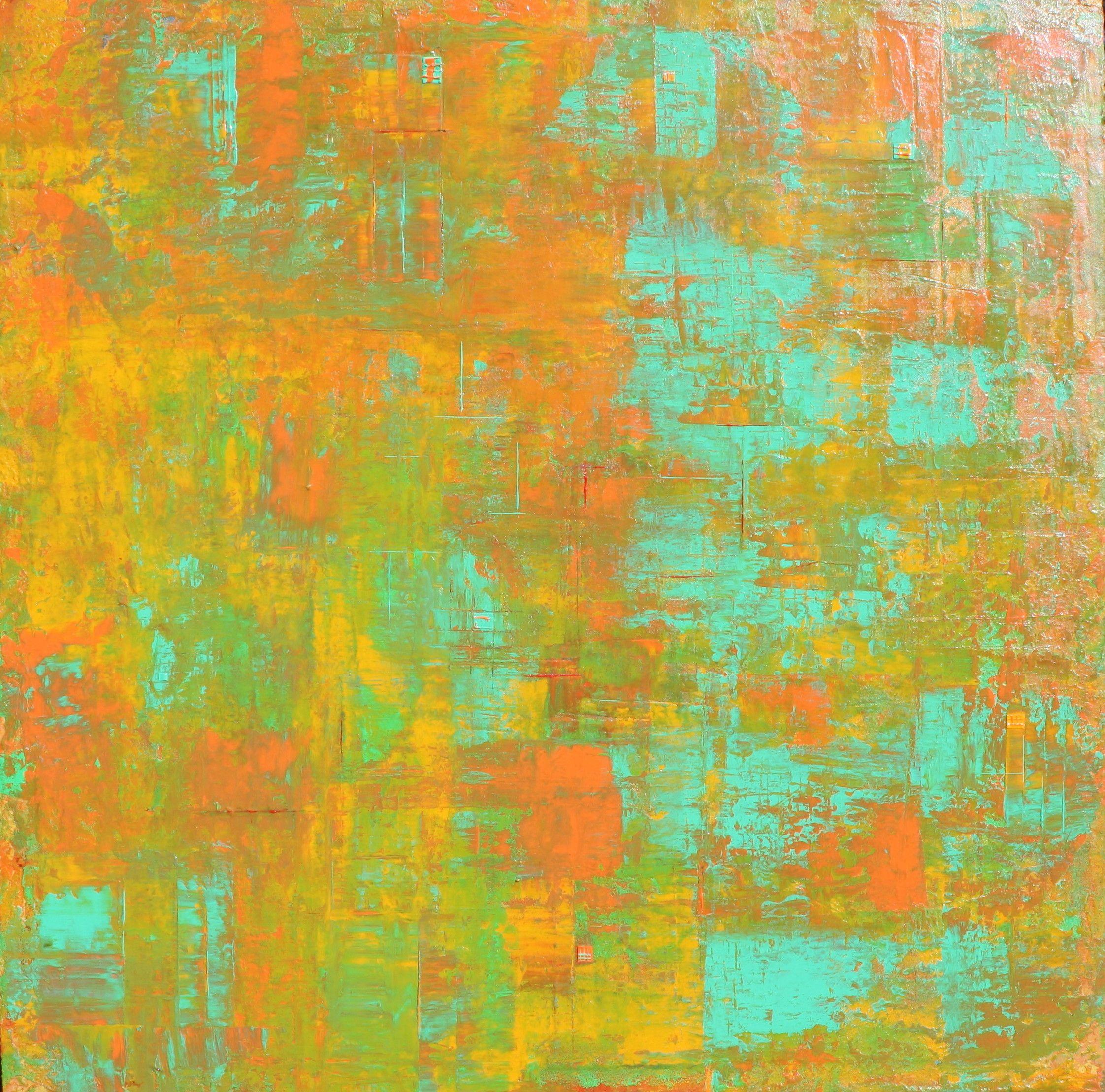 Concetto astratto 14, Pittura, Acrilico su tela - Painting di Robert Lynn