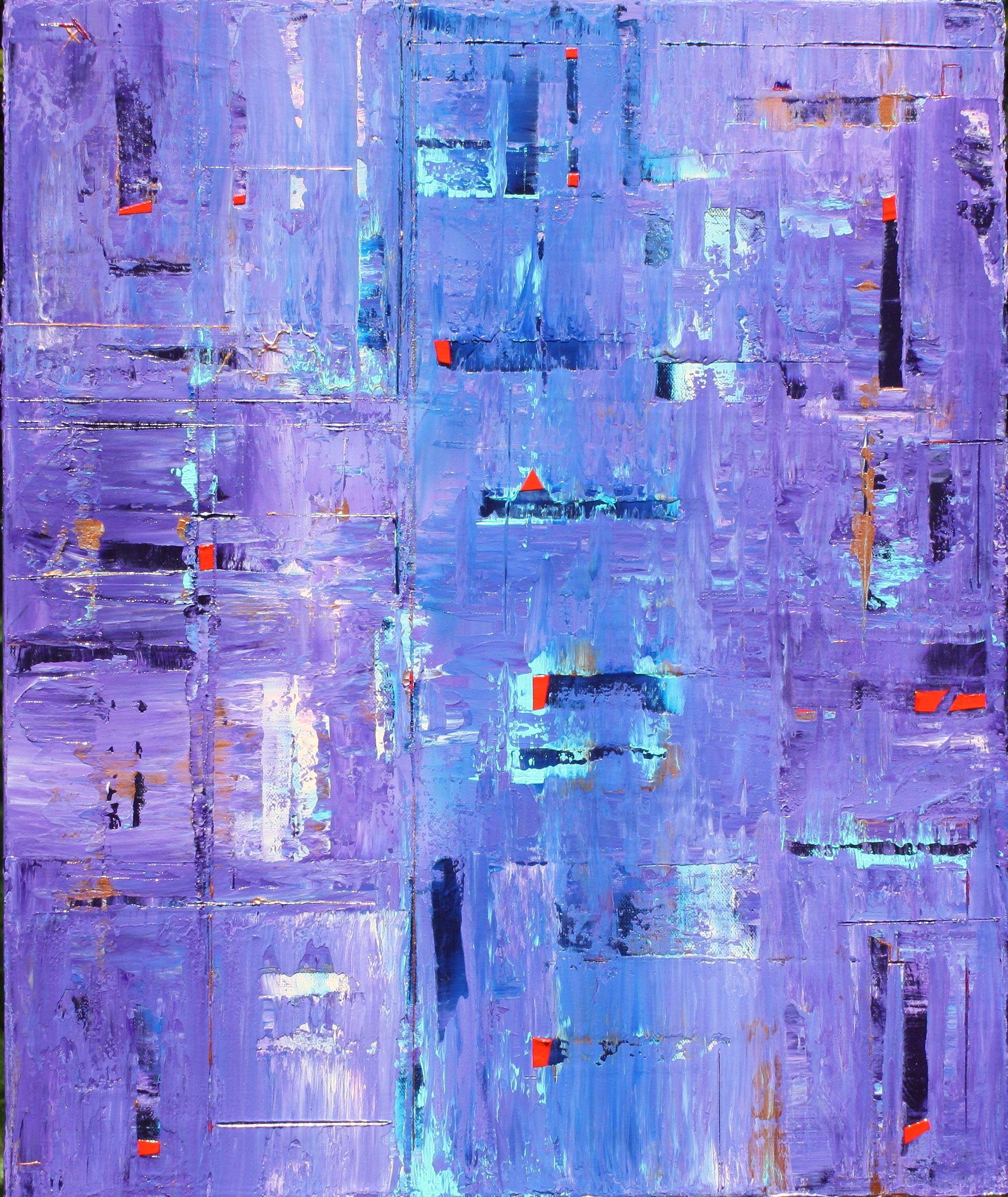 Robert Lynn Abstract Painting - Abstract Concept 24, Painting, Acrylic on Canvas