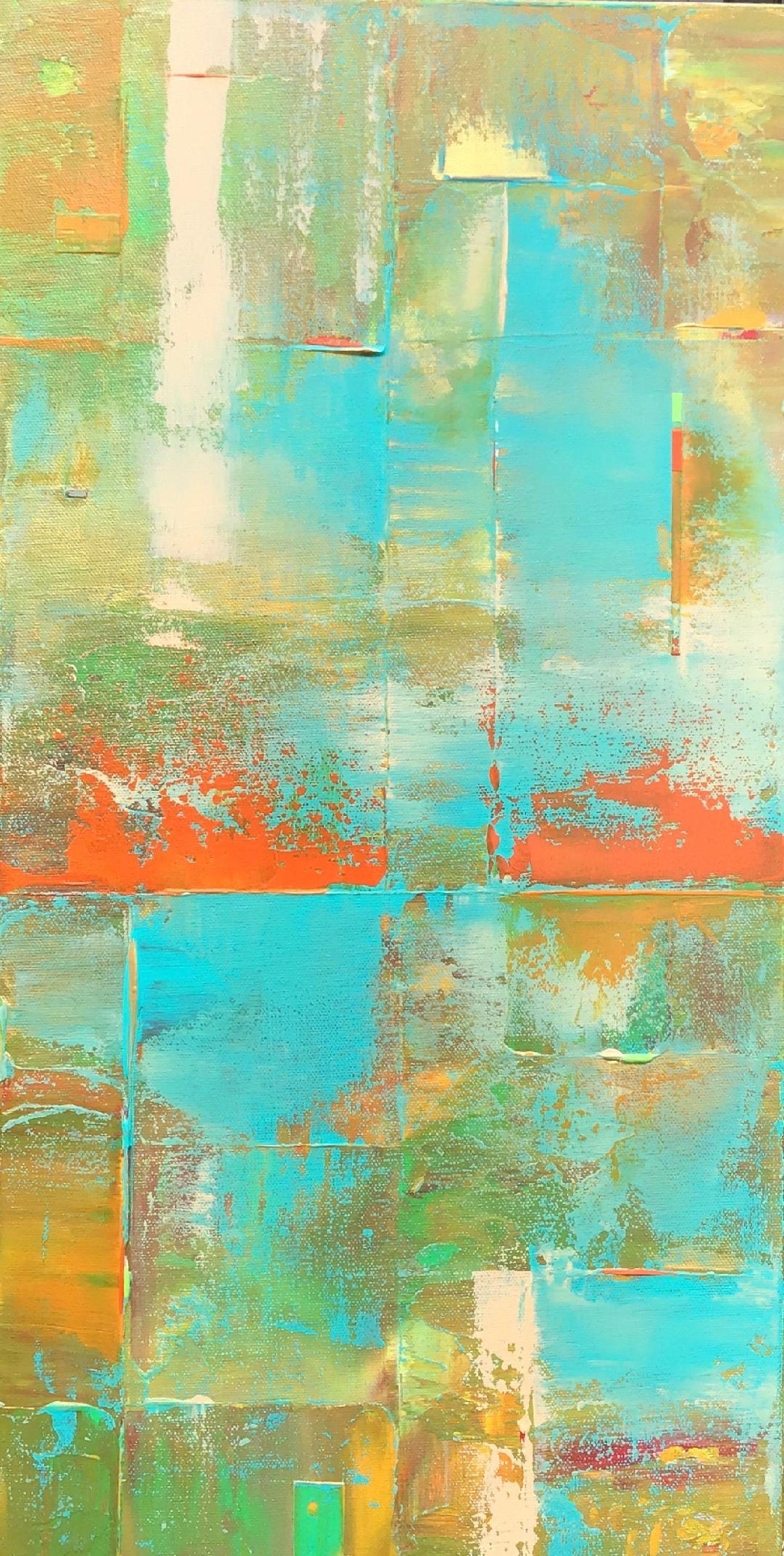 Robert Lynn Abstract Painting - Abstract Environment, Painting, Acrylic on Canvas