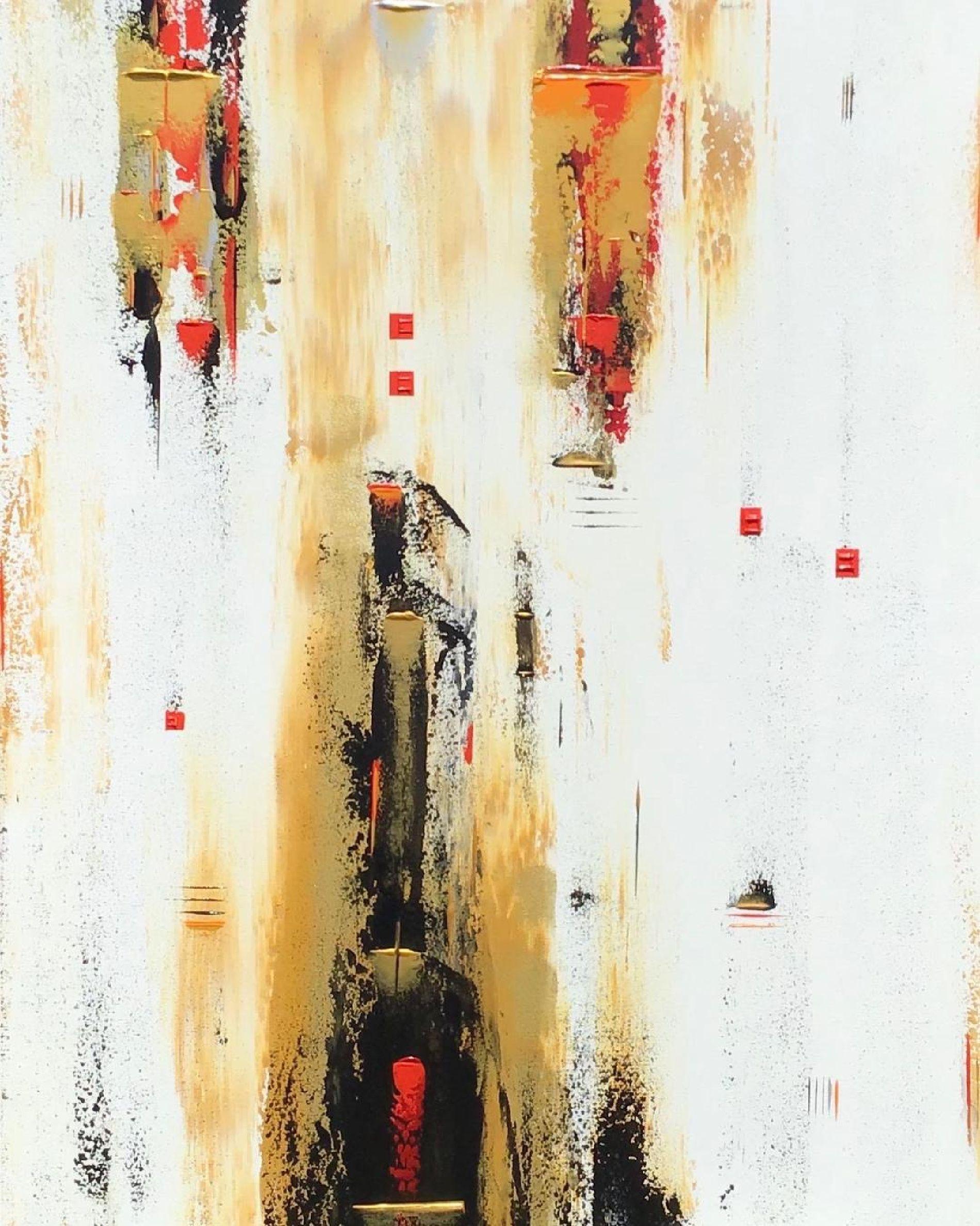 Abstracción Expresión Tres, Pintura, Acrílico sobre lienzo - Painting de Robert Lynn