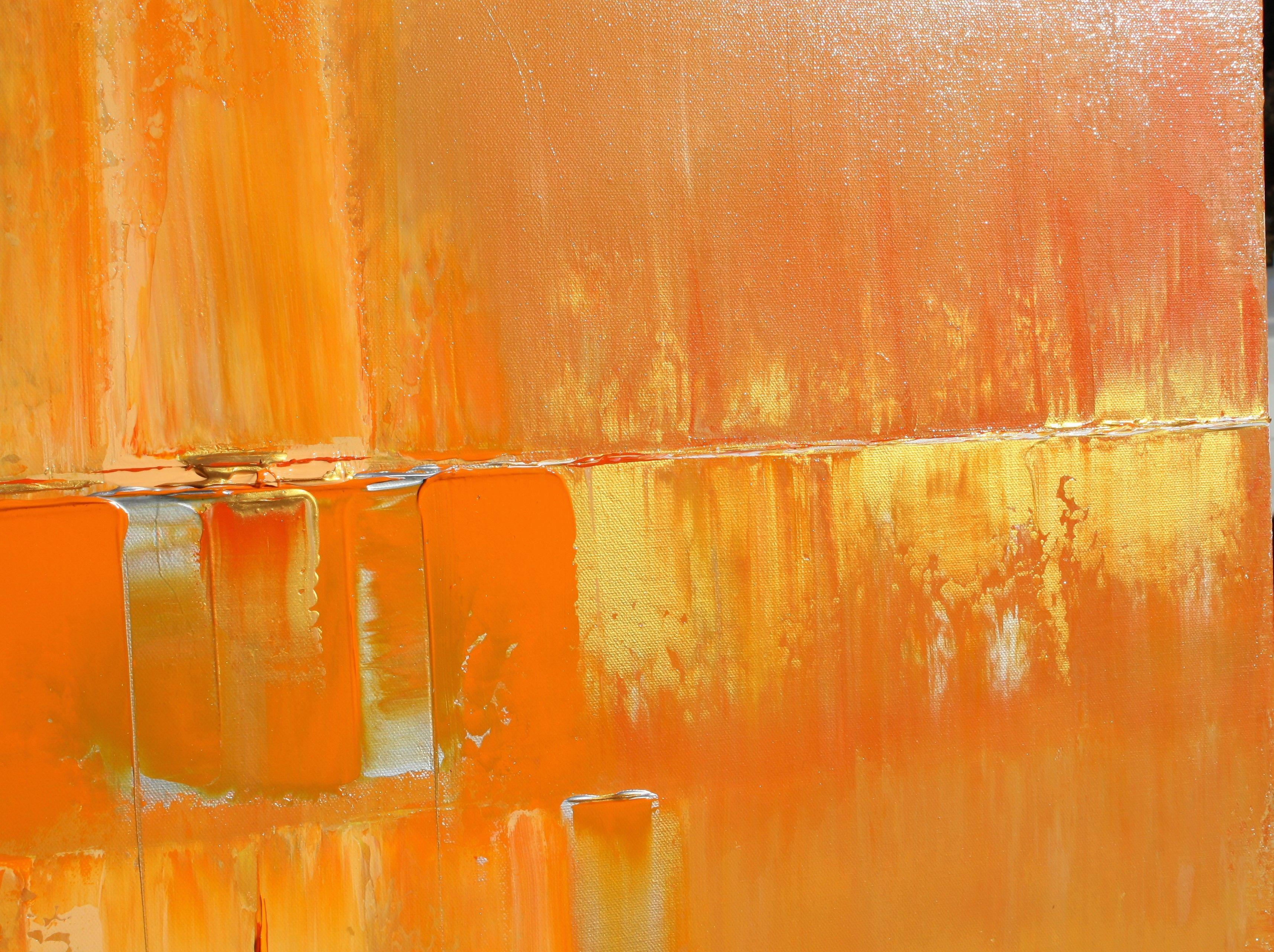 (Nov 2019) 36 x 48 x 1,5 pulgadas. Cuadro sin enmarcar-Listo para colgar-Los lados se pintarán a juego con el cuadro. (8 capas) Lienzo de algodón envuelto en bastidor. Pintura abstracta con textura y capas. Pintado con espátulas. El centro de