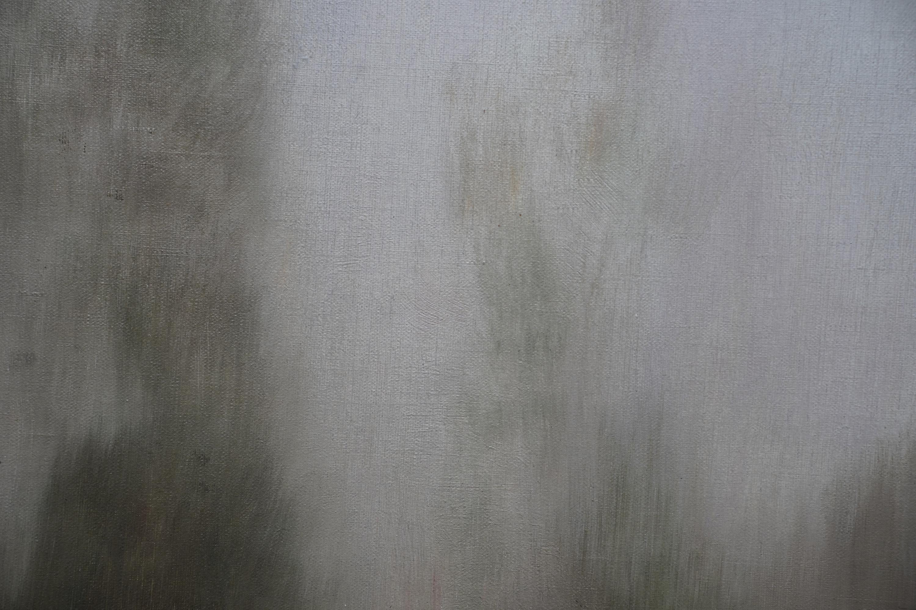 Este óleo de paisaje victoriano impresionista escocés de exposición atmosférica es obra del célebre artista de Glasgow Boy Robert MacAulay Stevenson. Pintado hacia 1899, el tema es muy cercano al corazón de Stevenson: un paisaje fluvial iluminado
