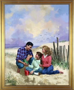 Vintage Family on the Beach