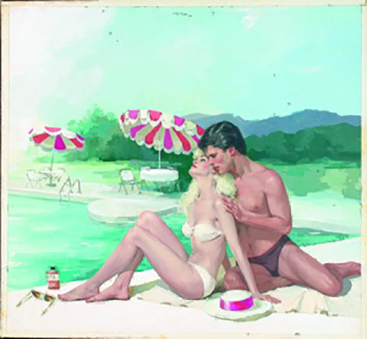 Robert Maguire Figurative Painting - Summer Love