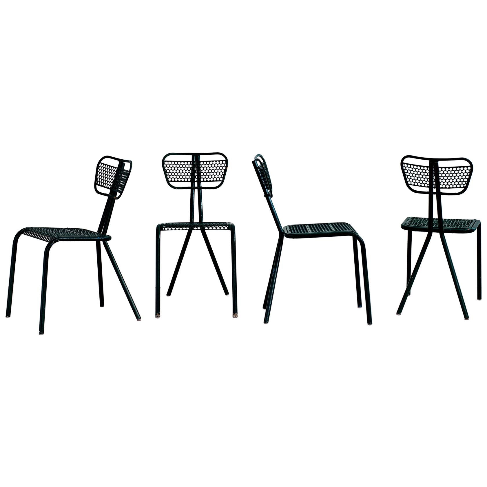 Robert Malaval Chairs, Set of 4