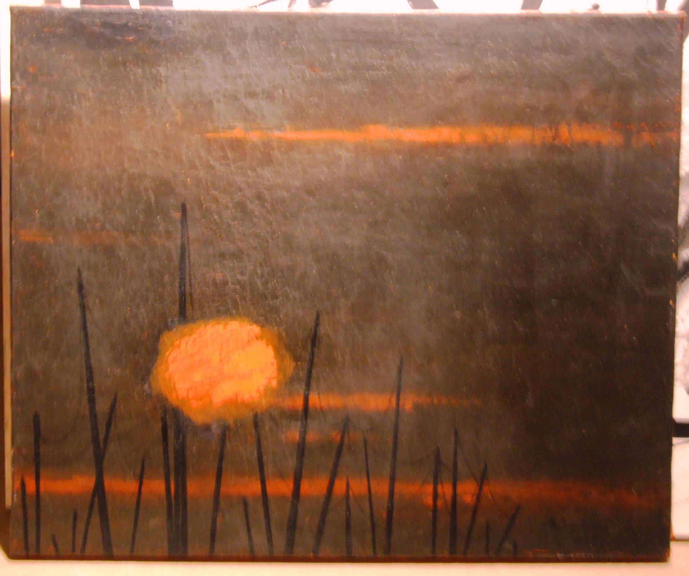 Malaval Robert Abstract Painting - Sunset