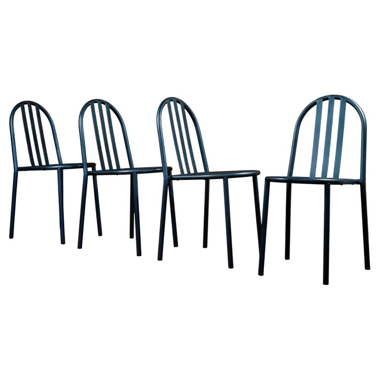 Robert Mallet Stevens 222 Chairs Set of 4 For Sale