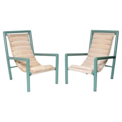 Poltrone Sling di Robert Mallet Stevens in stile Art Déco, rifoderate con il tessuto che preferisci