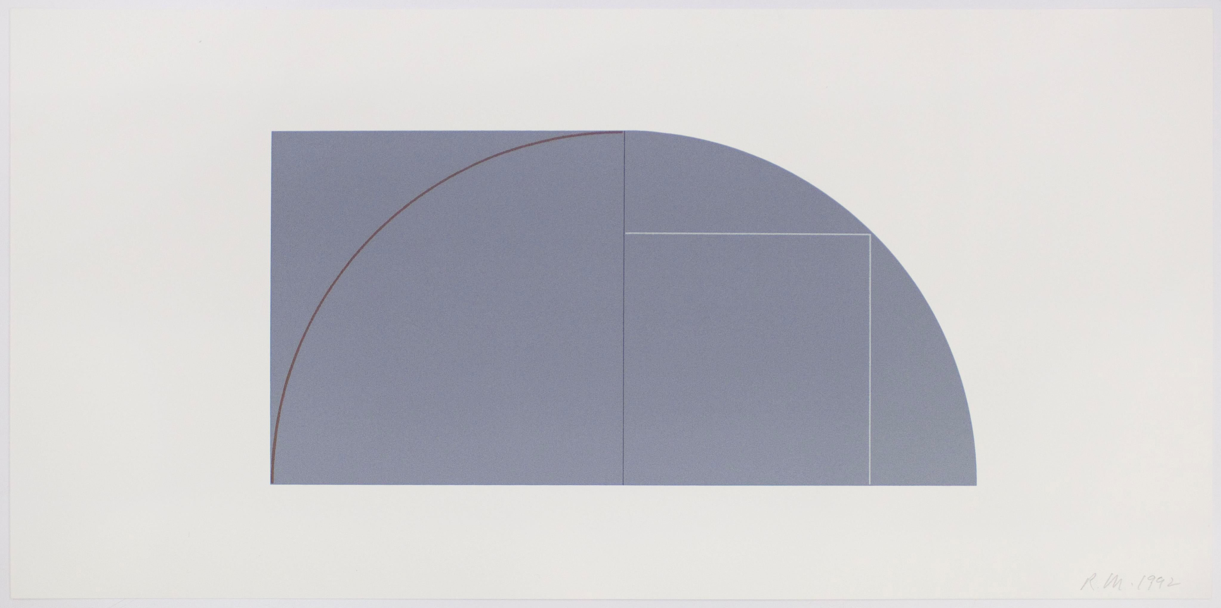 Ein Buch mit Siebdrucken 1973-76 (2. Auflage) (Geometrische Abstraktion), Print, von Robert Mangold