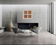 A set of four prints from FIVE AQUATINTS, 1975 by Robert Mangold, signed