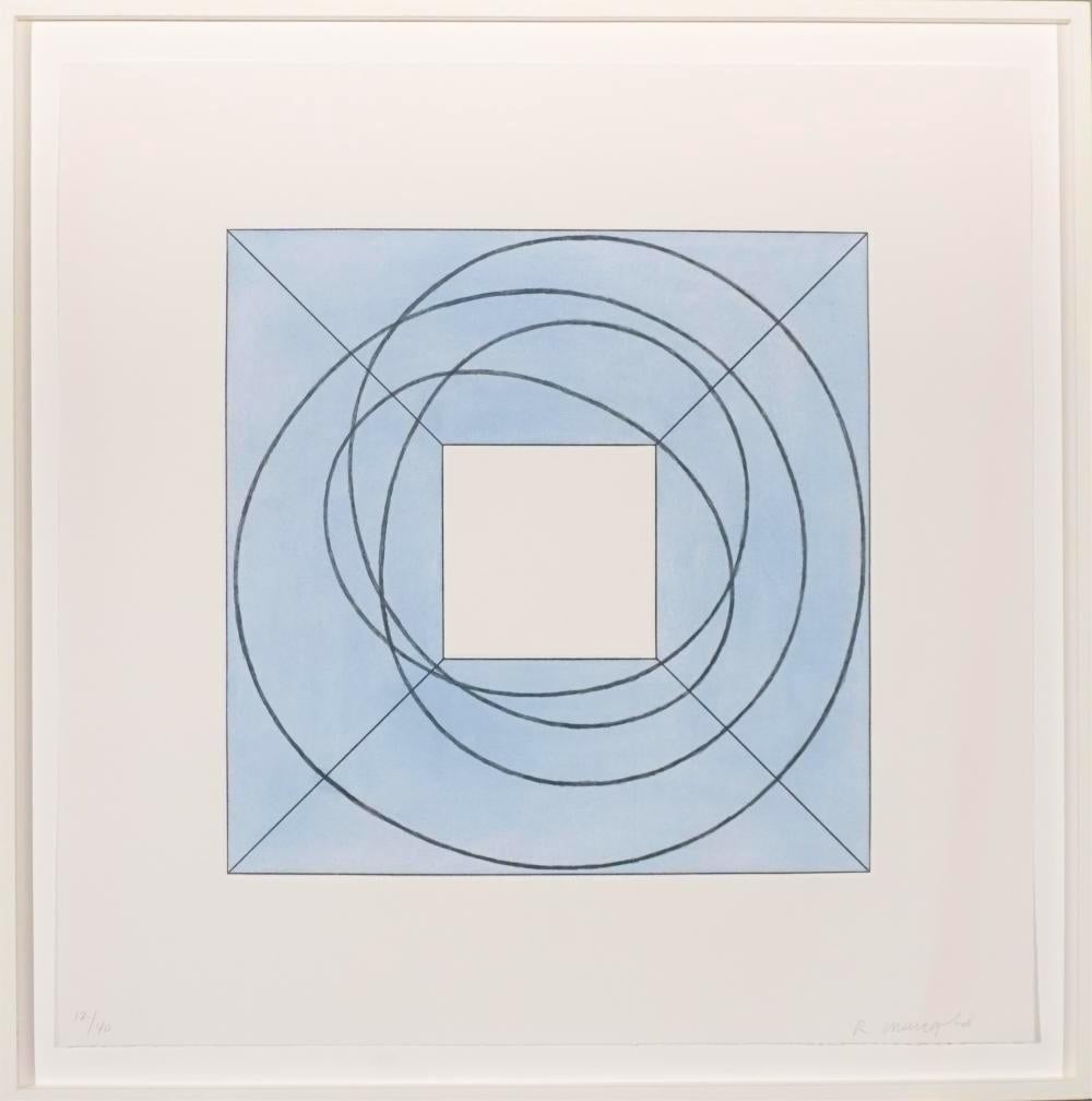 Framed Square with Open Center (A) - Print by Robert Mangold