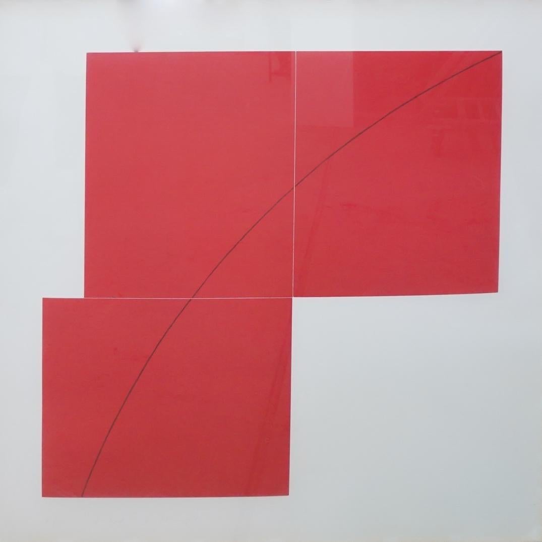 Ein Rot, aus Drei Aquatinta, 1979
Aquatinta auf sechs Kupferplatten, gedruckt auf Rives BFK Papier
Papierformat: 40 3/4 x 40 3/4 Zoll (103,5 x 103,5 cm); Bildformat: 33 x 33 Zoll (83,8 x 83,8 cm)
Signiert und betitelt unten links vorne Edition von