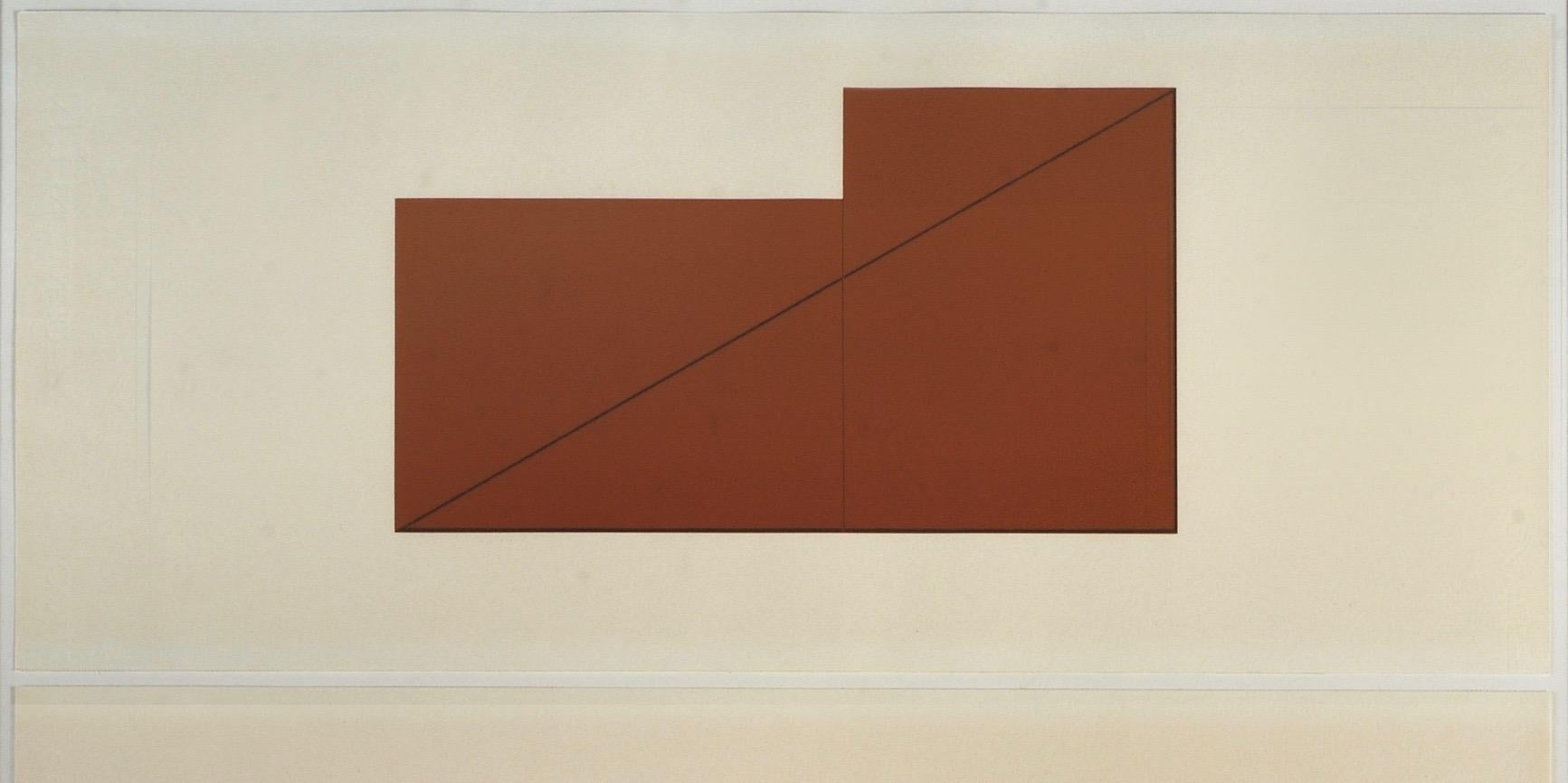 Multiple Panel Paintings - Print by Robert Mangold