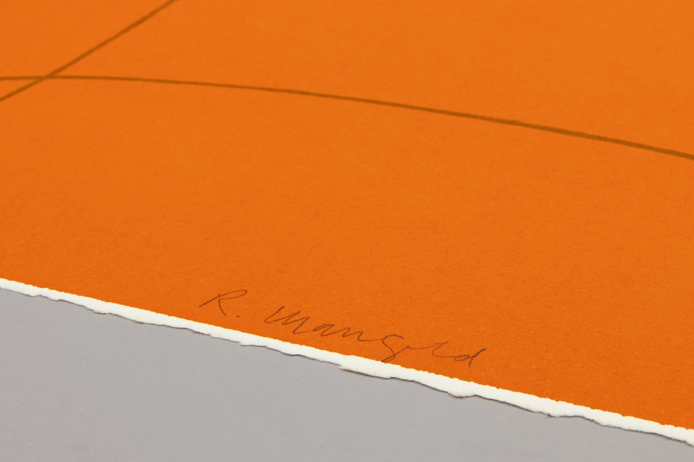 Robert Mangold, Arabesco I - Serigrafía Firmada, Arte Abstracto, Minimalismo en venta 1