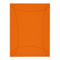 Robert Mangold, Arabesque I - Signed Screenprint, Abstract Art, Minimalism