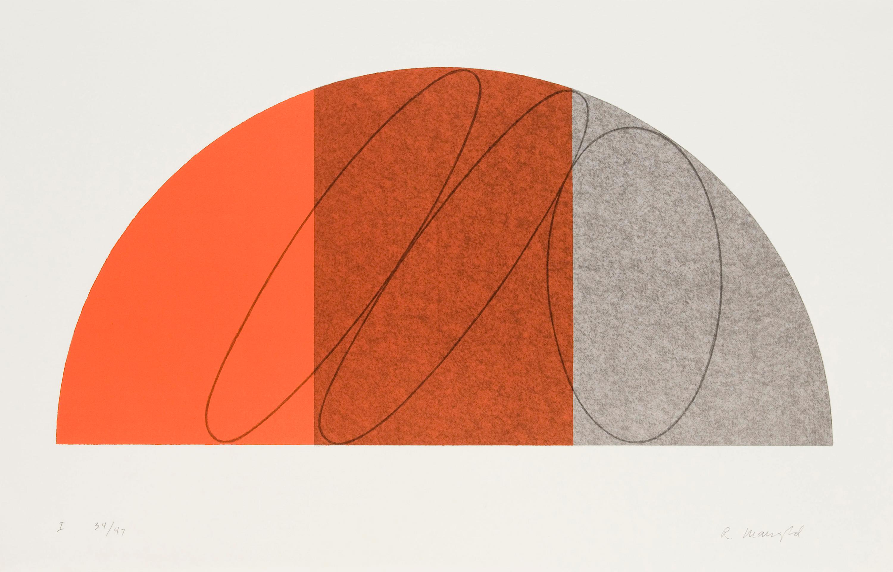 Semi-Circle I - Print by Robert Mangold