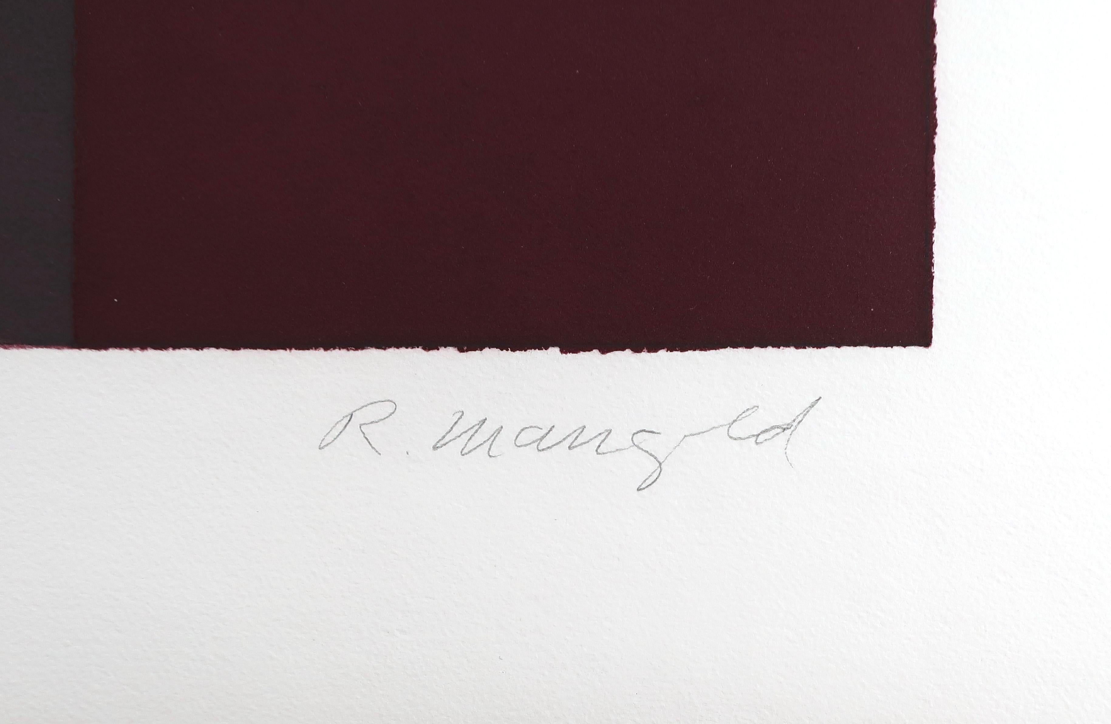 Ohne Titel – Print von Robert Mangold