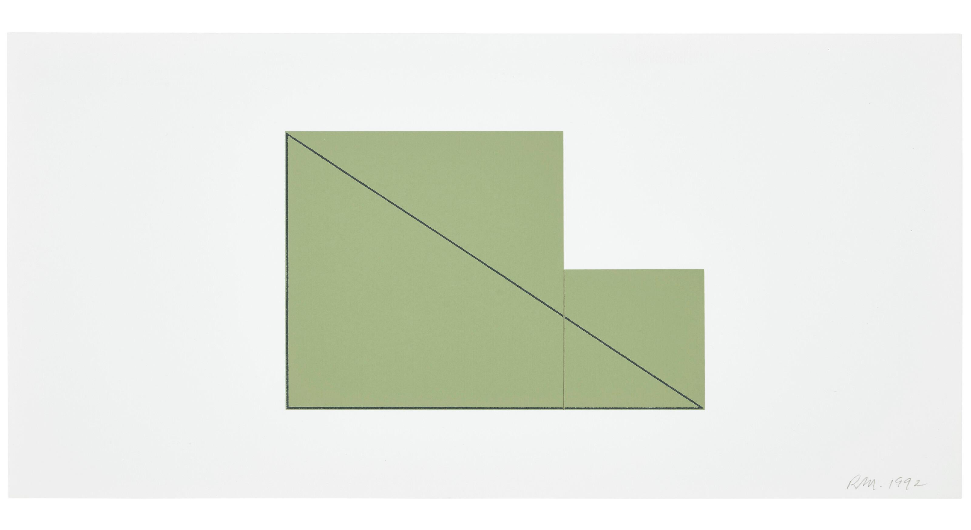 Untitled (Mangold 1977.02; Parasol RM12), Robert Mangold For Sale 3