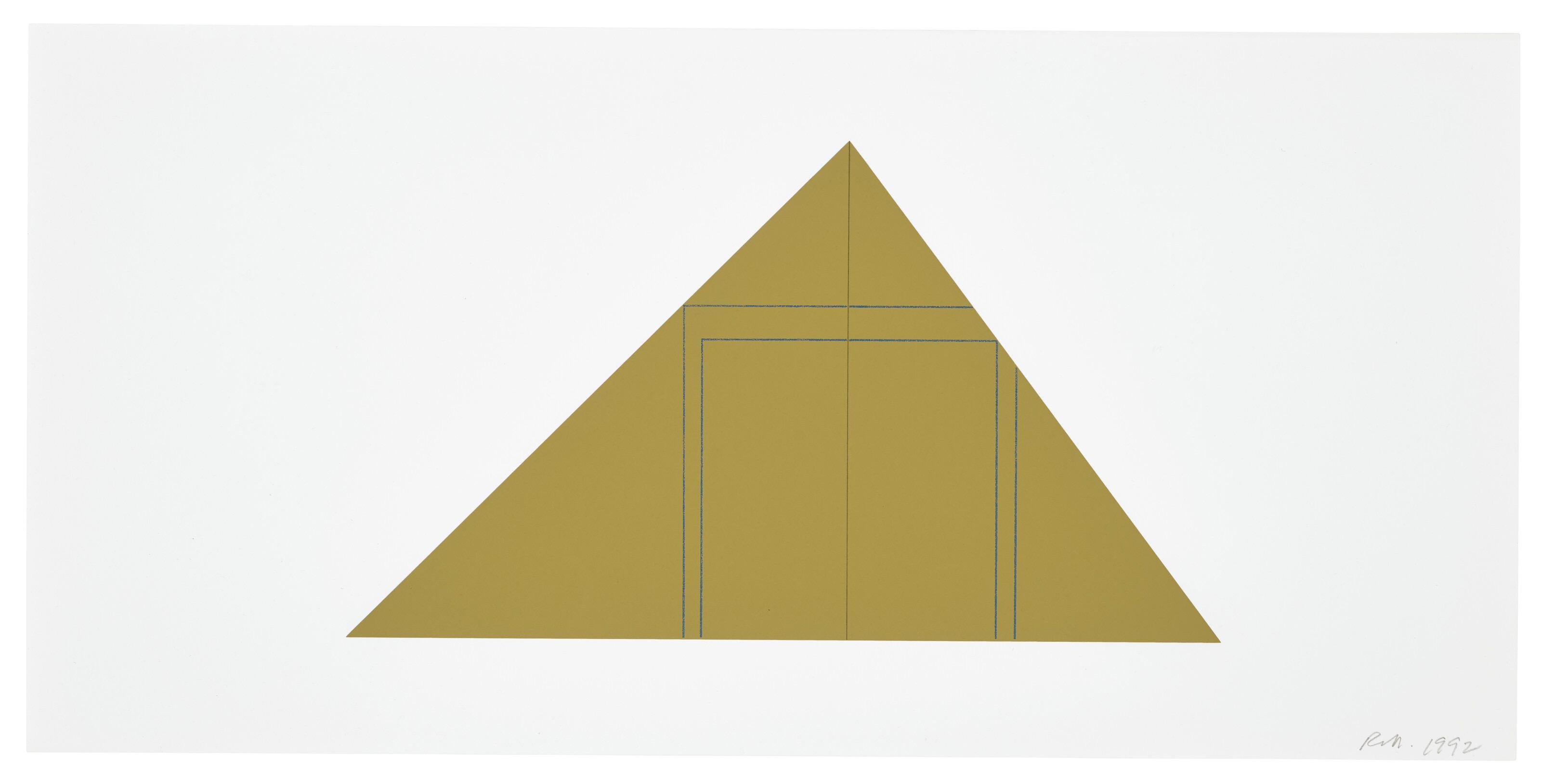 Untitled (Mangold 1977.02; Parasol RM12), Robert Mangold For Sale 3