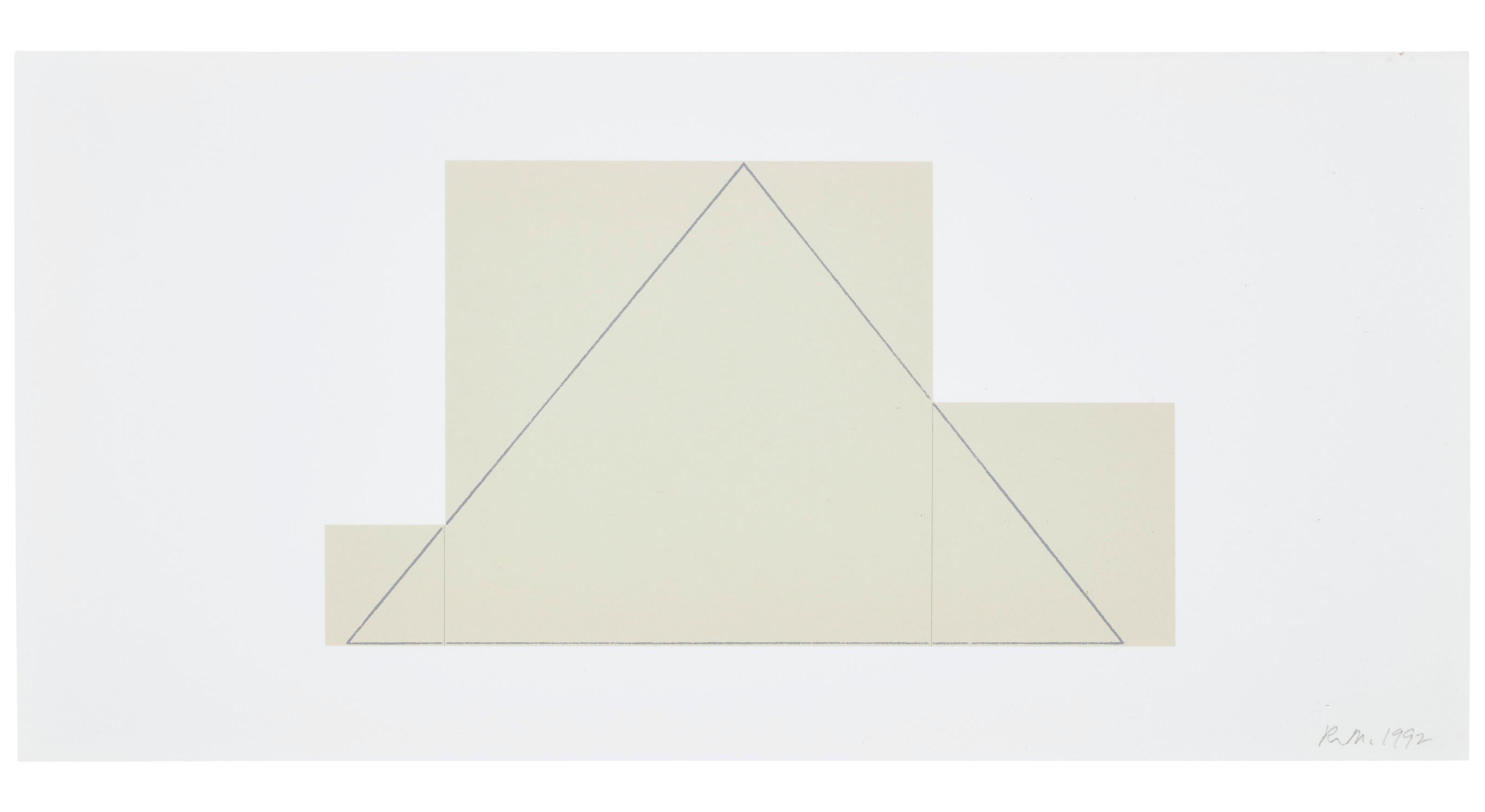 Untitled (Mangold 1977.02; Parasol RM12), Robert Mangold For Sale 3