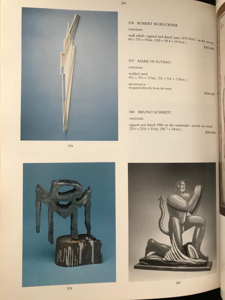 Robert Mapplethorpe Collection, Christie's Auction Catalog 1989 with Price List 9