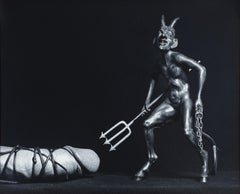 Mapplethorpe "Cock & Devil" 1982 Gelatin Silver Print Satyr & Phallus Photograph