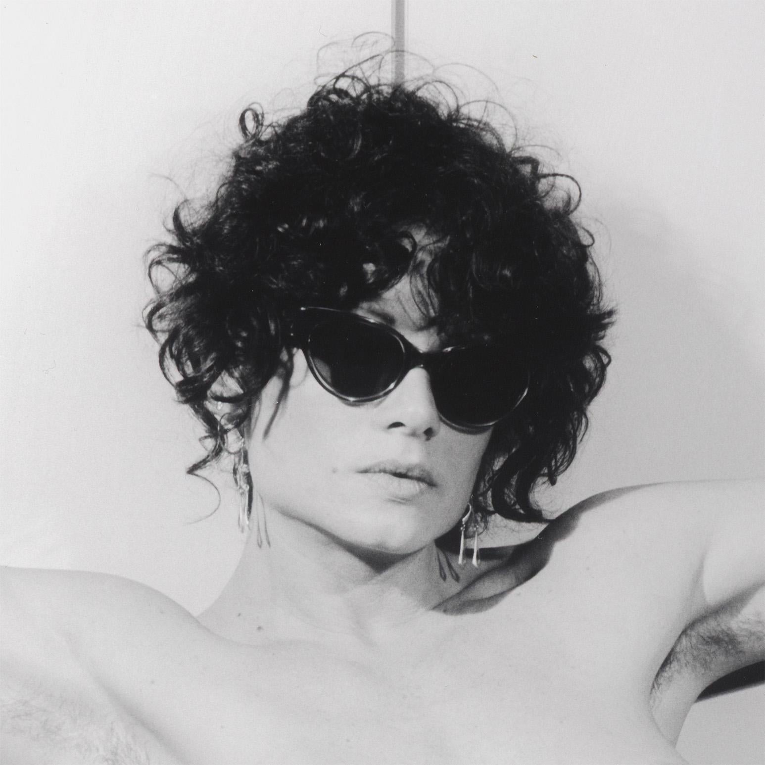 Lisa Lyon - Gray Black and White Photograph by Robert Mapplethorpe