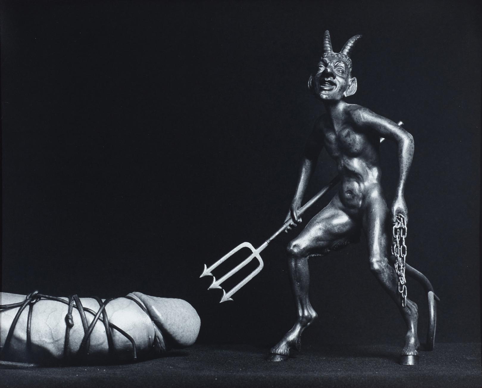 Mapplethorpe "Cock & Devil" Gelatin Silver Print 1982 Satyr & Phallus Photograph