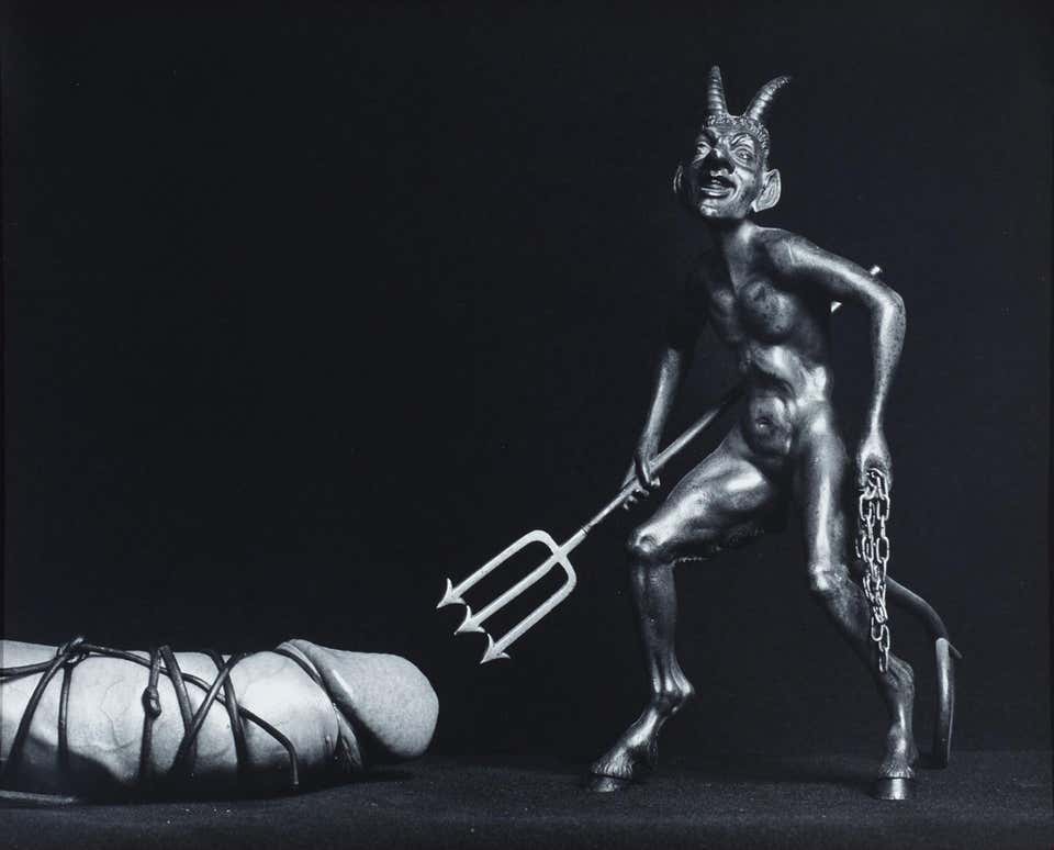 Mapplethorpe "Cock & Devil" Gelatin Silver Print 1982 Satyr & Phallus Photograph