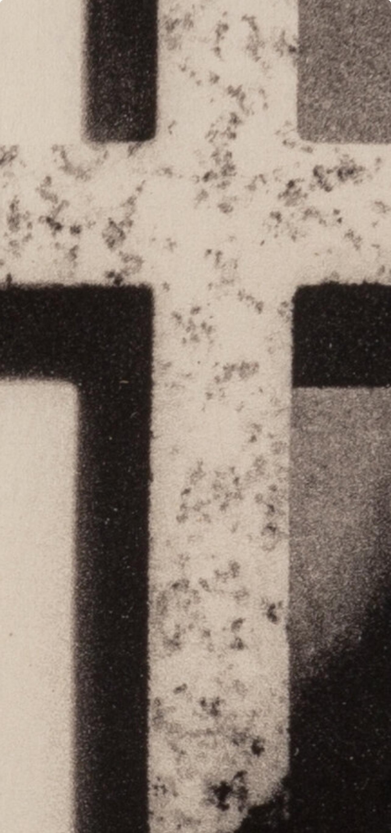 Mapplethorpe, Cross IV, A Season in Hell (after) - Black Black and White Photograph by Robert Mapplethorpe