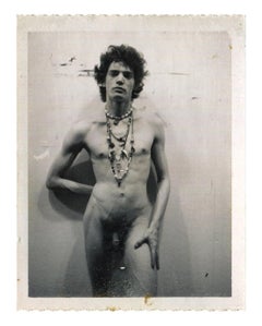 Self Portrait #1, Nude Self Portrait by Robert Mapplethorpe c. 1970