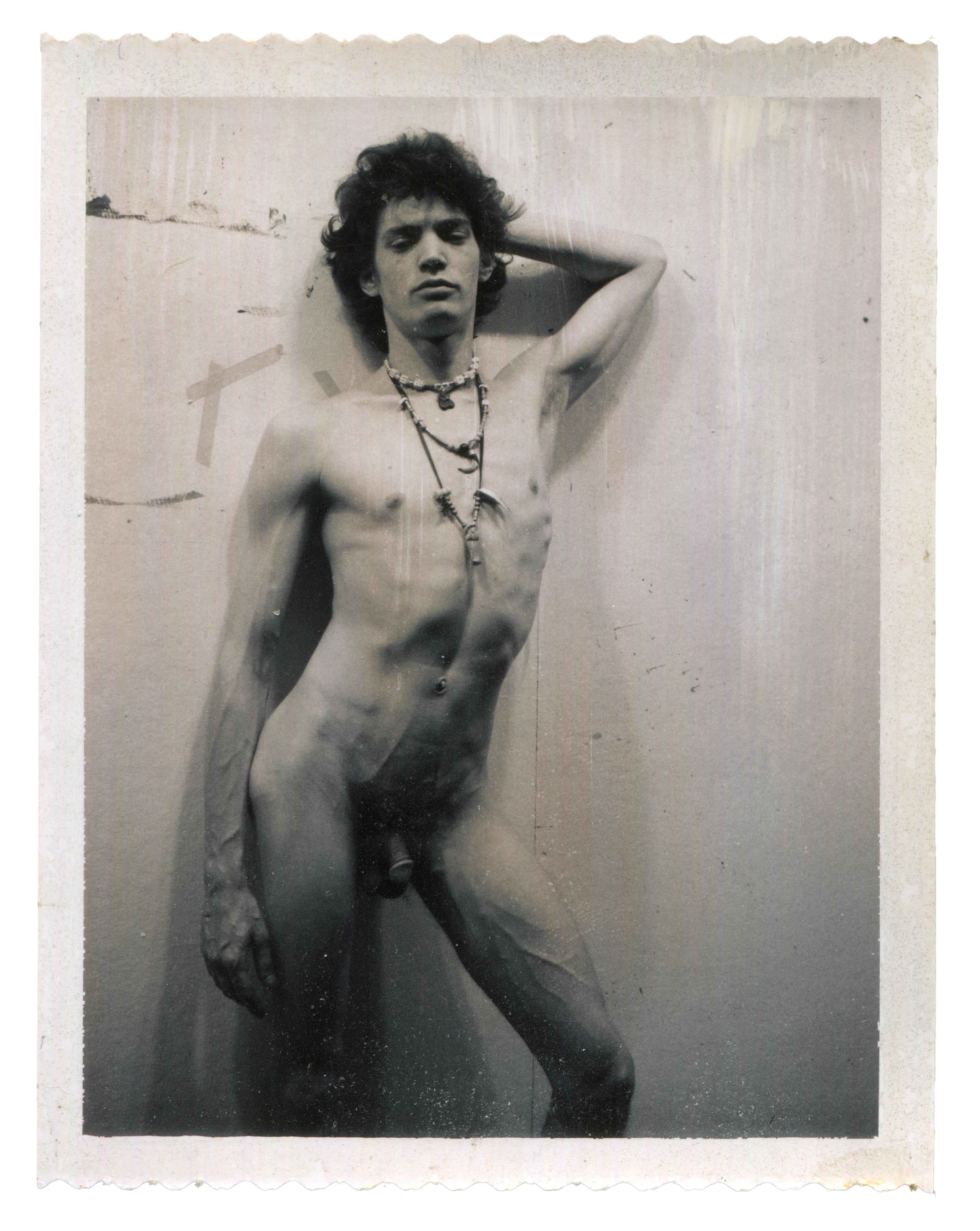 Robert Mapplethorpe Black and White Photograph - Self Portrait #4