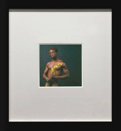 Robert Mapplethorpe 'Dennis Speight avec des lys' 1993