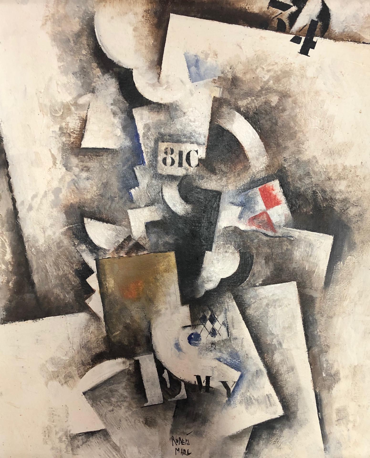 Robert Marc (b.1943-d.1999)  On November 17 2020 a larger painting sold for over $44,000. He has an auction high over $153,000.

Original abstract painting.

Measures: 18.5