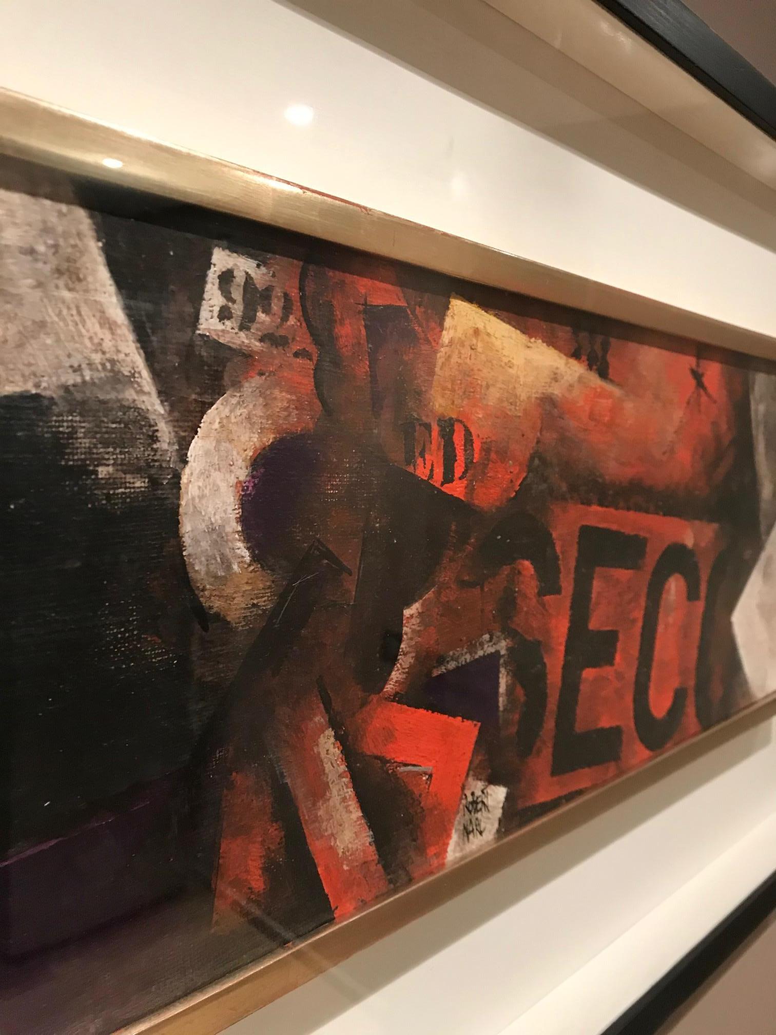 Robert Marc - Senza titolo (9618), cubista, post cubismo, francese, pittura, astratto in vendita 3