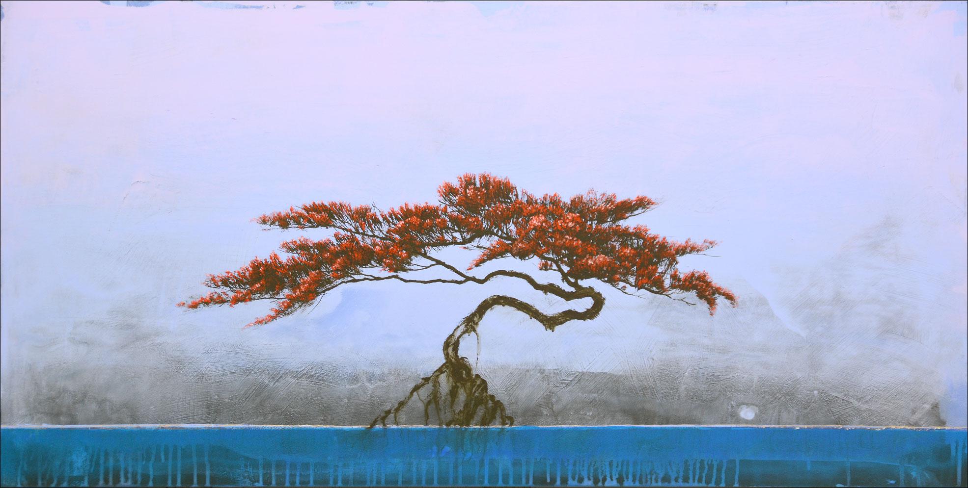 Robert Marchessault Landscape Painting - Naja on Blue Water