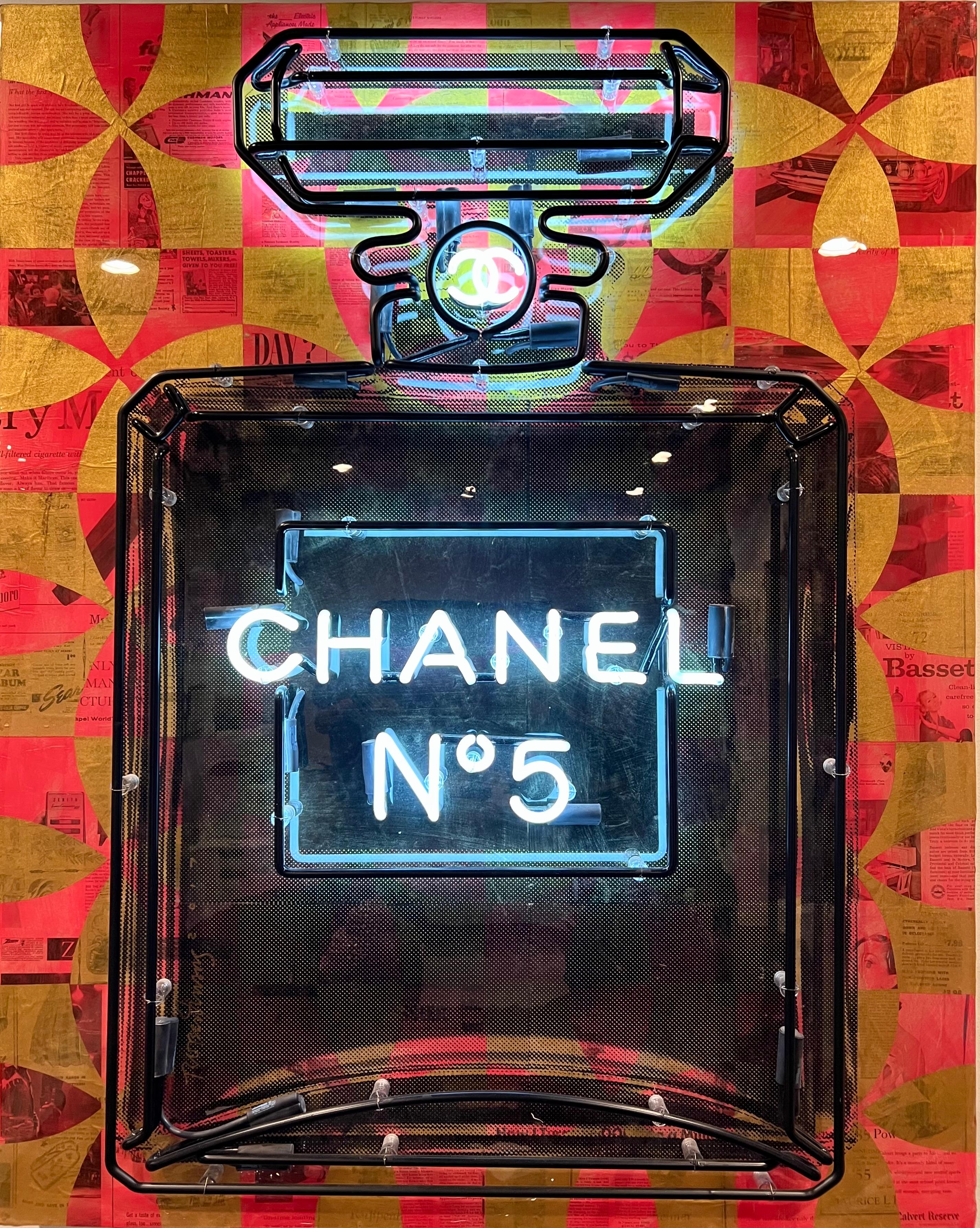 Chanel No. 5 - Mixed Media Art by Robert Mars