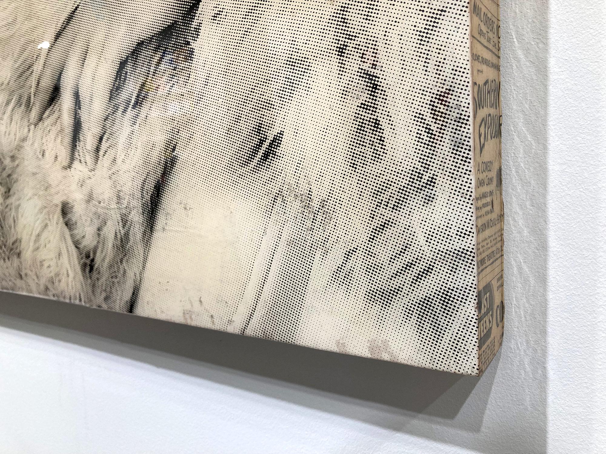 „Fell For You“ Kate Moss mit Stuart Weitzman, Collage-Komposition auf Tafelplatte im Angebot 10