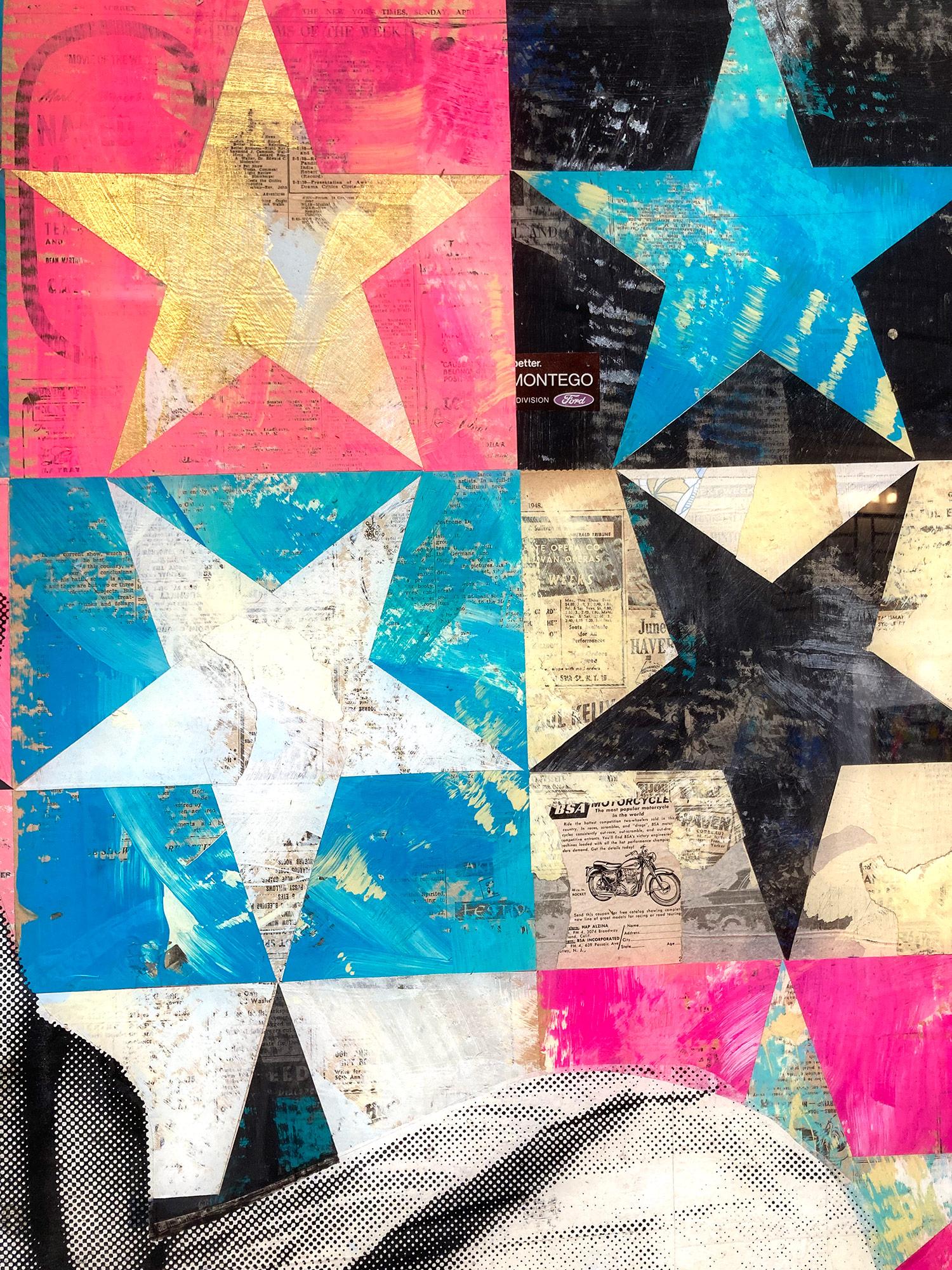 „From Americas Best Loved“ Marilyn Monroe Collage-Komposition auf Tafelplatte im Angebot 3