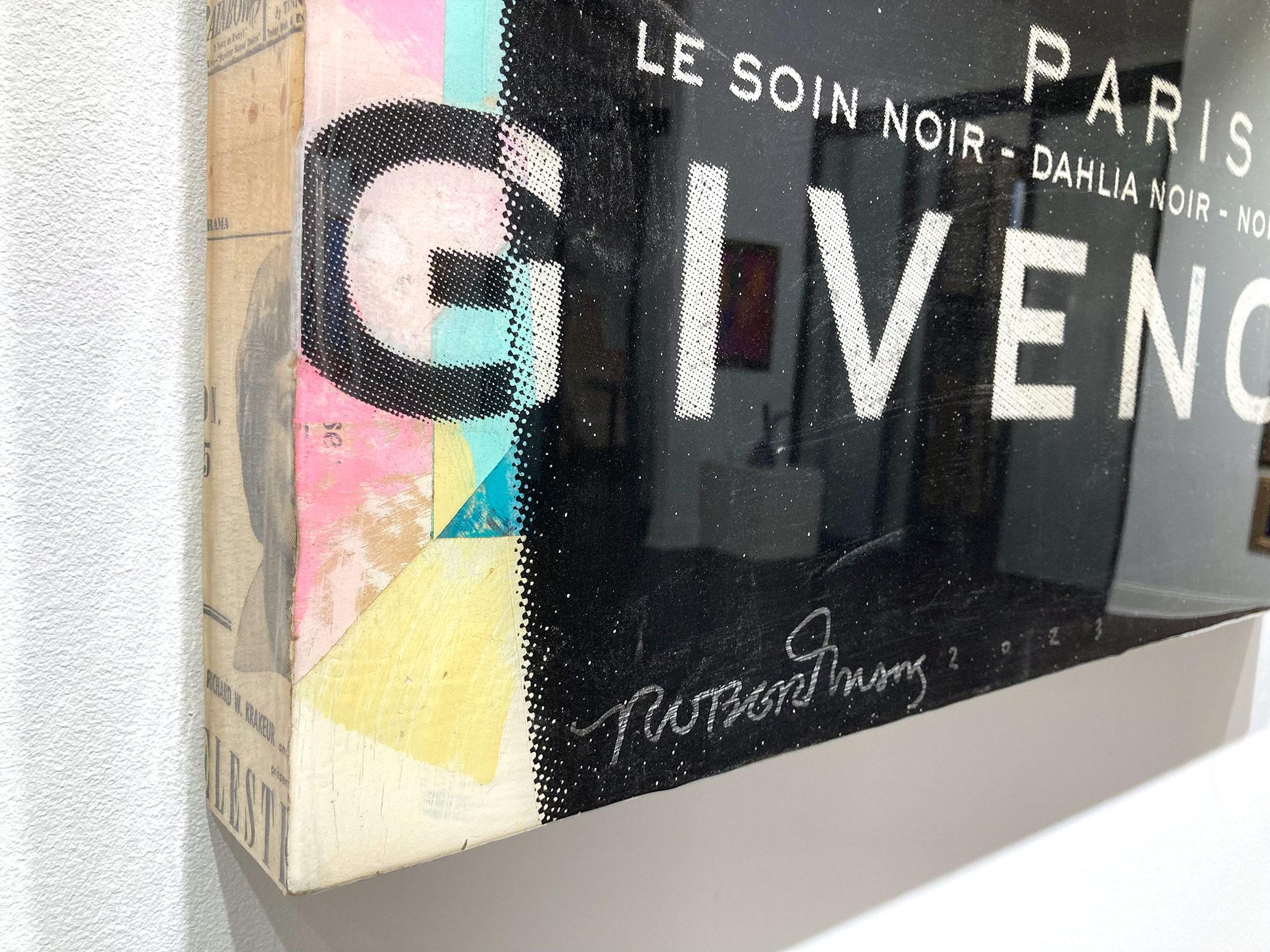 „Truth Be Told“ Audrey Hepburn, Collage-Kompositionsgemälde auf Tafelplatte im Angebot 6