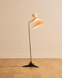 Robert Mathieu Lampadaire réglable c. 1950