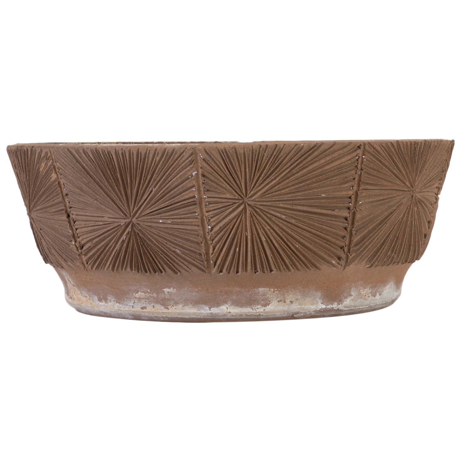 Robert Maxwell and David Cressey Earthgender Wide Saucer Planter