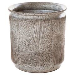 Robert Maxwell & David Cressey Glazed "Sunburst" Planter for Earthgender, 1970s