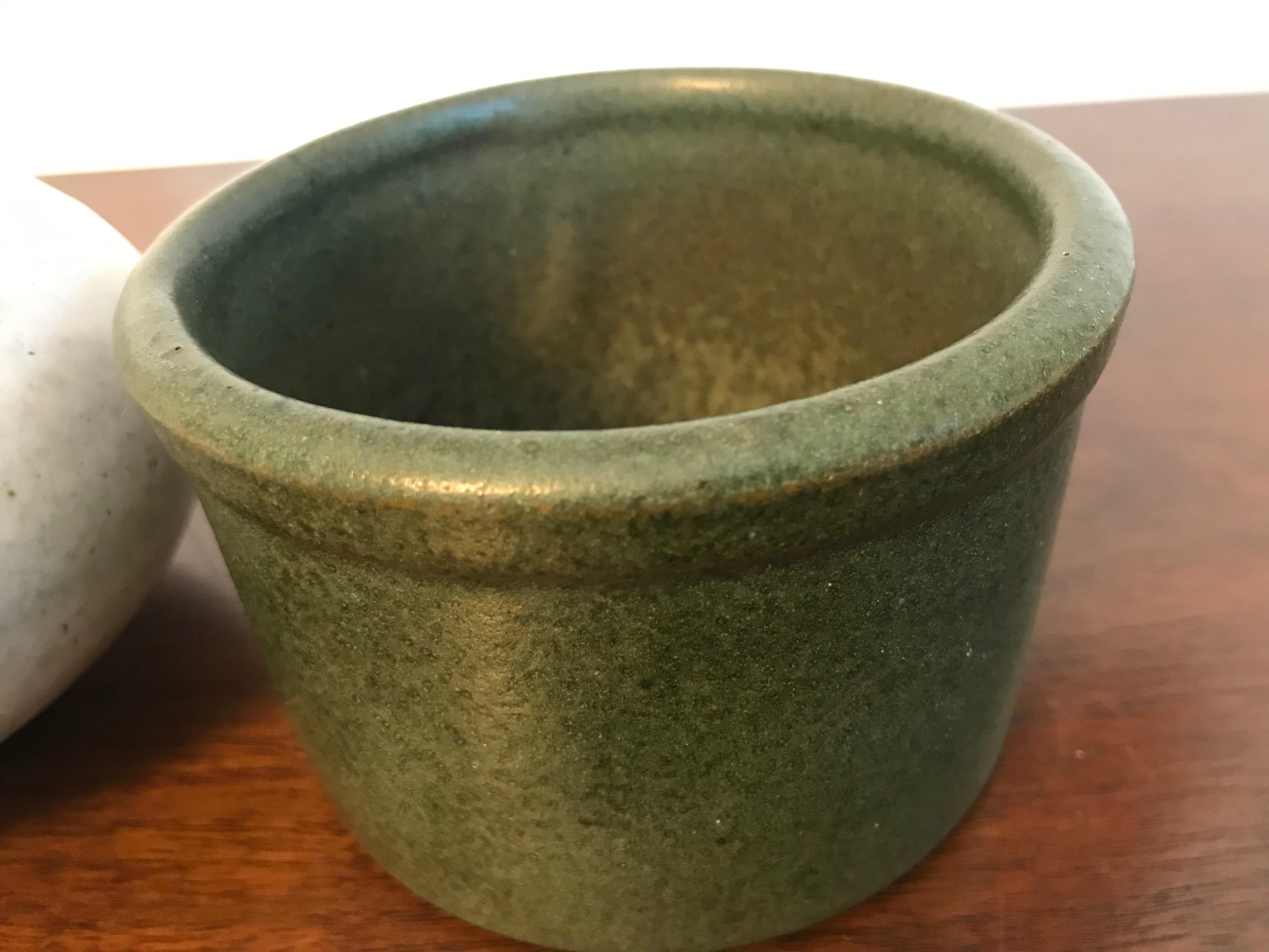 Fired Robert Maxwell Small Studio Stoneware 'Earthgender' Pottery