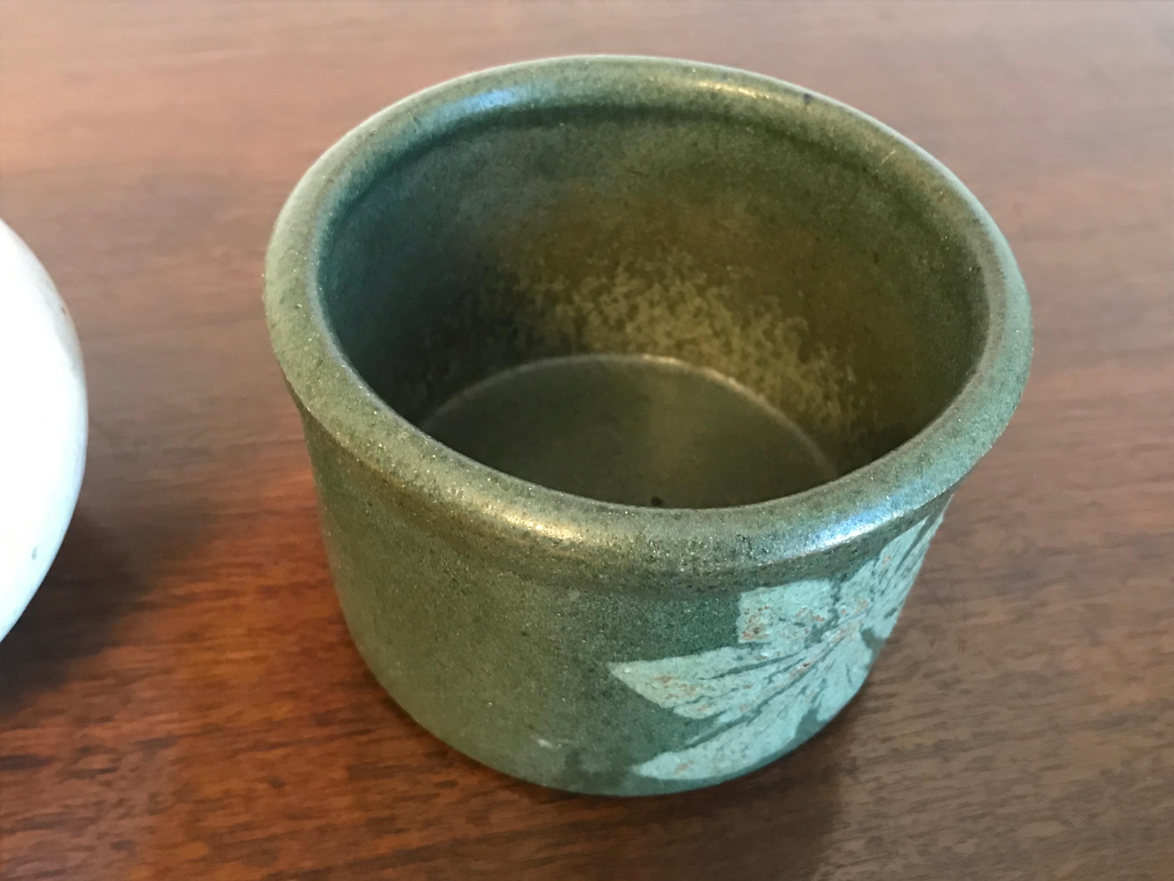 Ceramic Robert Maxwell Small Studio Stoneware 'Earthgender' Pottery