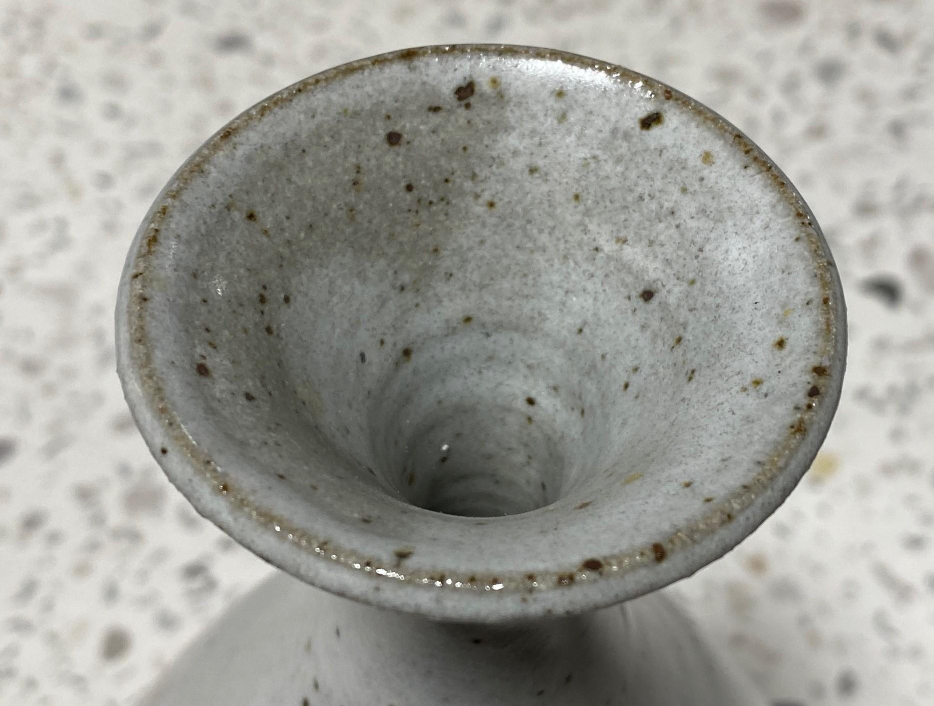 Vase signé Robert Maxwell Earthgender Large Mid-Century California Pottery Vase en vente 2