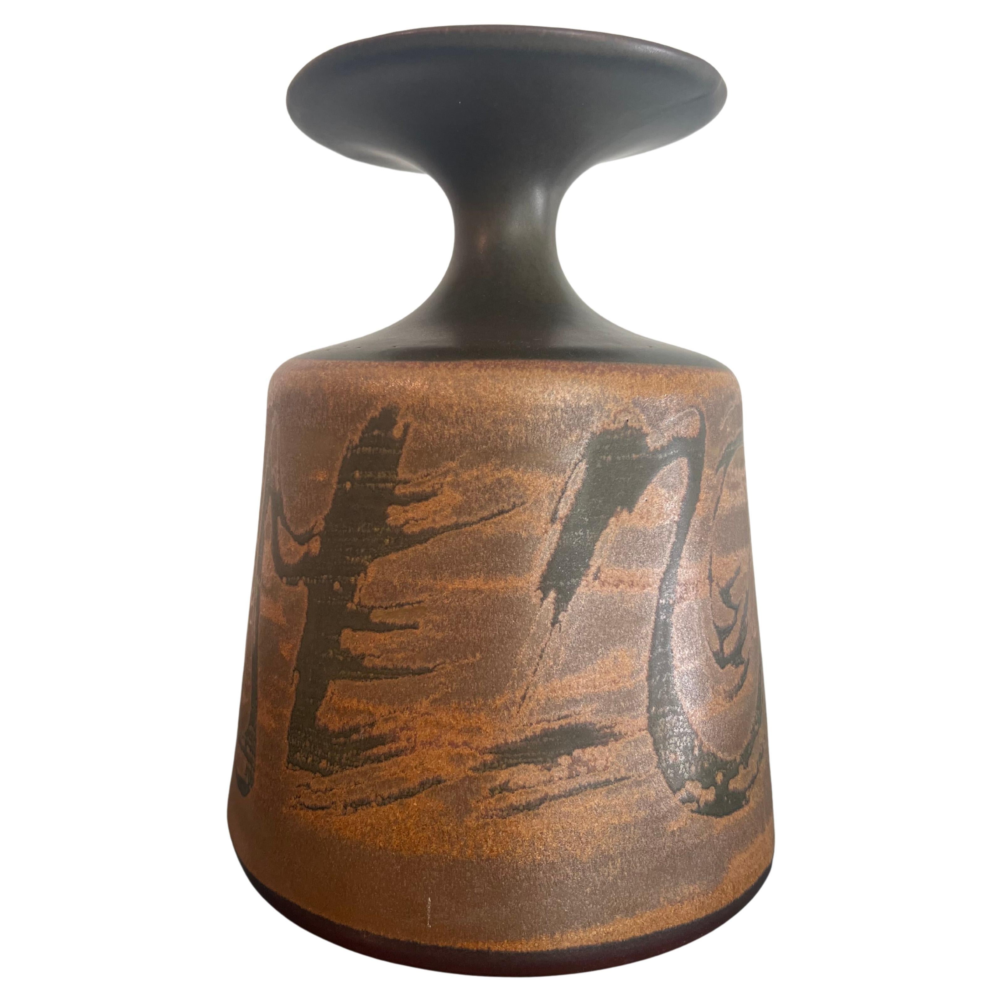 Vase en grès Robert Maxwell pour Designs West