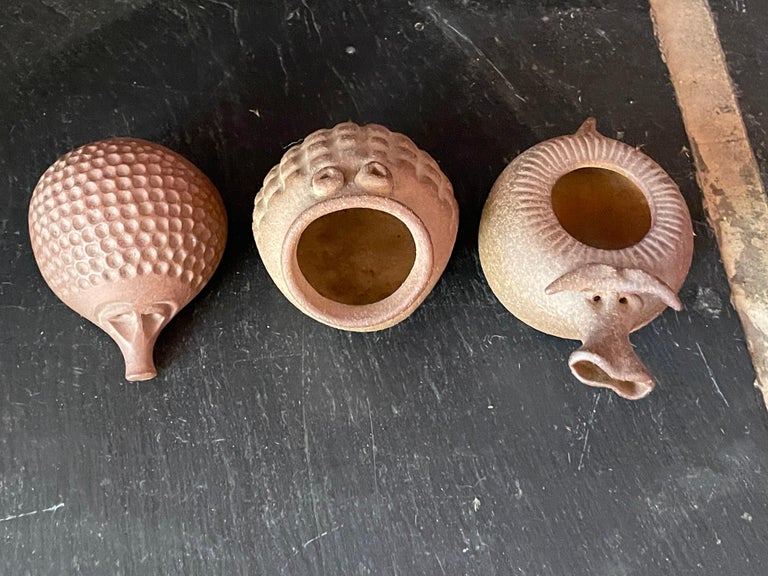 Robert Maxwell for Earthgender Critter Sculptures, Set of Three at